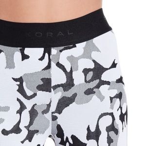 Koral black and white Camo leggings size S lightly used great condition